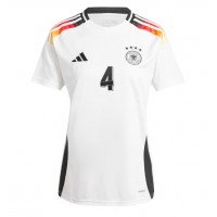 Camiseta Alemania Jonathan Tah #4 Primera Equipación Eurocopa 2024 manga corta